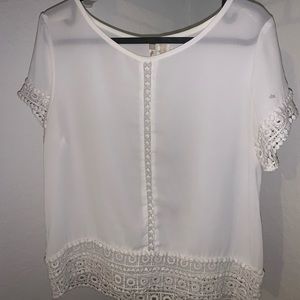 White Casual Blouse